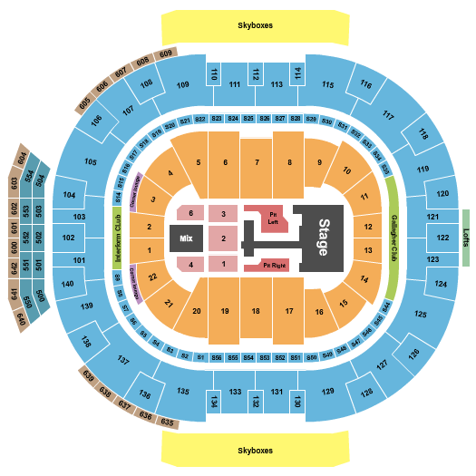 Delta Center Seating Chart: Teddy Swims