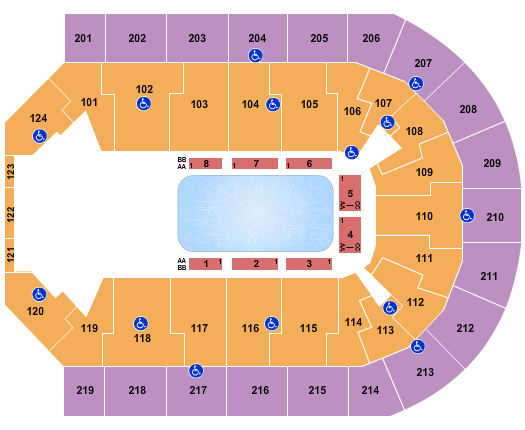 Amalie Arena Seating Chart Disney On Ice