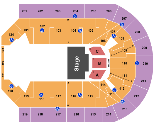 Seating Chart For Washington Pavilion Sioux Falls