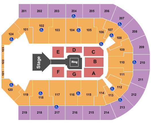 Denny Sanford Center Seating Chart