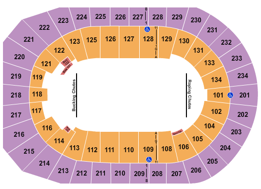 Denver Coliseum Seating Chart: PBR