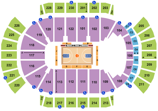 Desert Diamond Arena Seating Chart: Basketball - Globetrotters