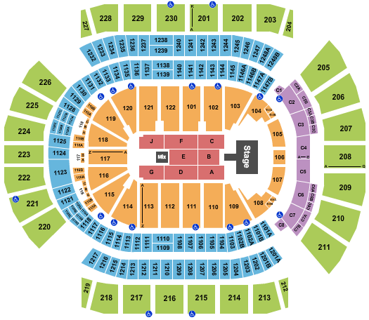 Desert Diamond Arena Seating Chart: Christian Nodal 2