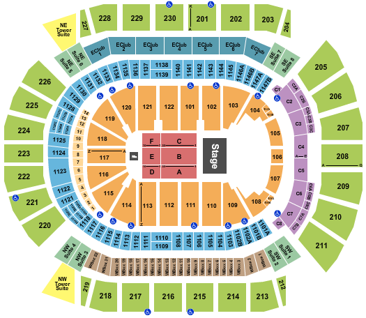 Desert Diamond Arena Seating Chart: Conjunto Primavera