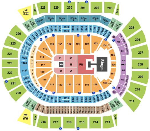 Desert Diamond Arena Seating Chart: Demi Lovato