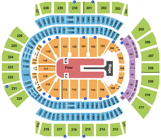 Desert Diamond Arena Seating Chart: Florence and The Machine