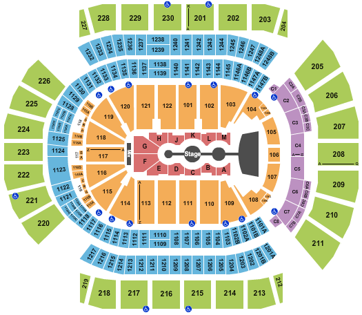 Desert Diamond Arena Seating Chart: Gracie Abrams 2