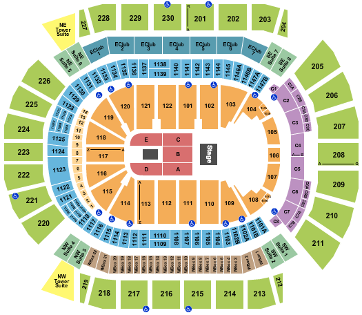 Desert Diamond Arena Seating Chart: Halfhouse