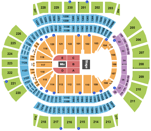 Desert Diamond Arena Seating Chart: Halfhouse