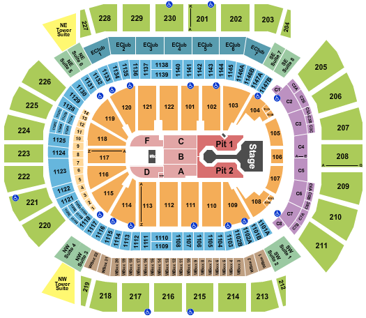 Desert Diamond Arena Seating Chart: Josiah Queen