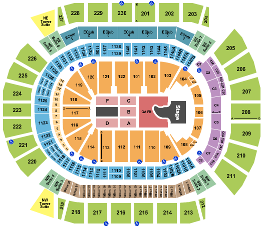 Desert Diamond Arena Seating Chart: Megan Moroney