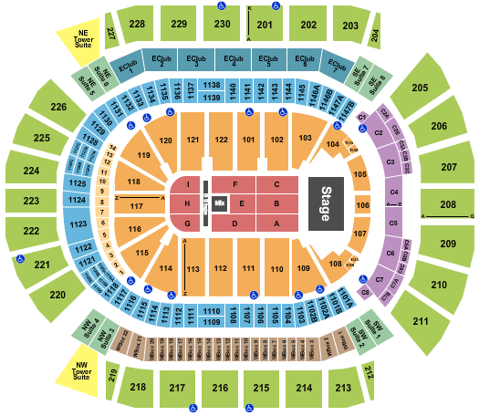 Desert Diamond Arena Seating Chart: Ricardo Arjona