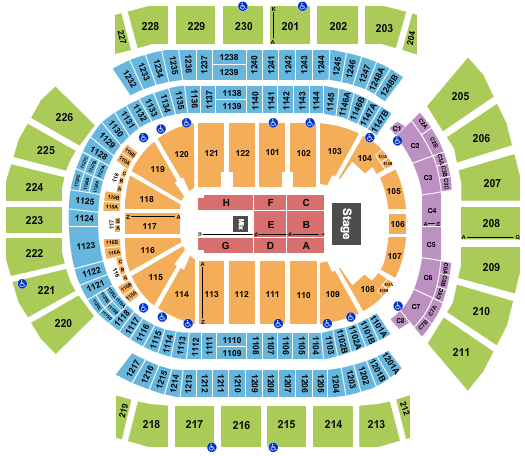 Desert Diamond Arena Seating Chart: Third Day