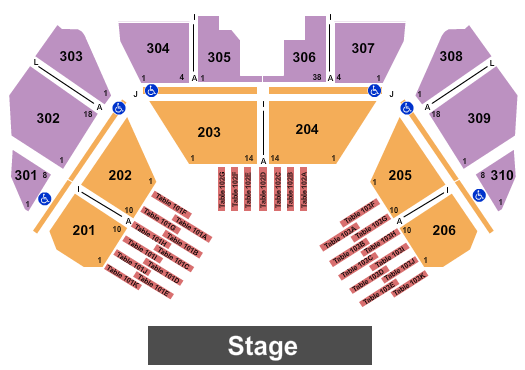 Desert Diamond Casino - Sahuarita Seating Chart: Boxing