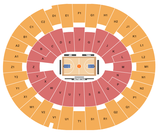 Wells Fargo Arena Asu Seating Chart