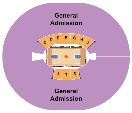 Desert Financial Arena Seating Chart: Basketball - Women's College