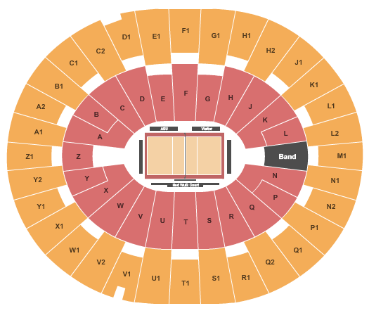 Desert Financial Arena Seating Chart: Volleyball