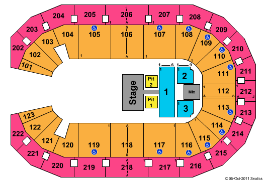Landers Center Seating Chart