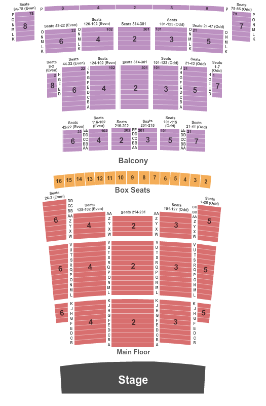 Detroit Opera House Seating Chart