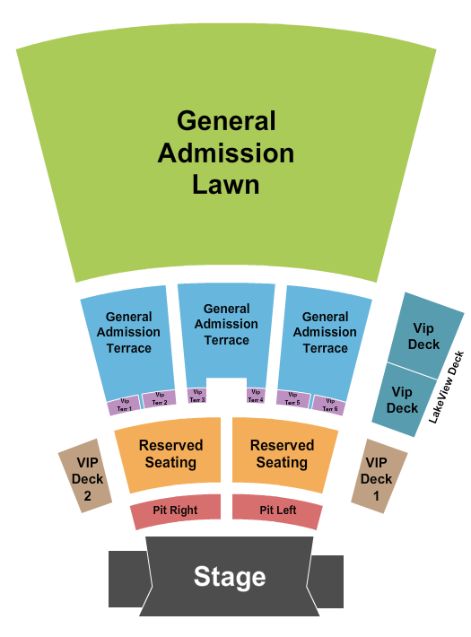 Devon Lakeshore Amphitheater Seating Chart: EndstageLRPit