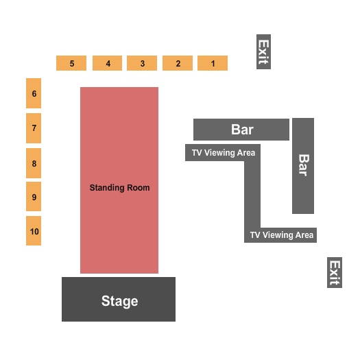 DiPiazza Seating Chart: SRO/Table