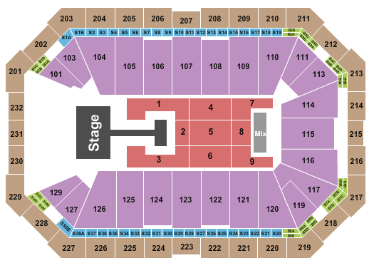 Dickies Arena Seating Chart: Babymonster