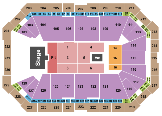 Dickies Arena Seating Chart: Billy Strings