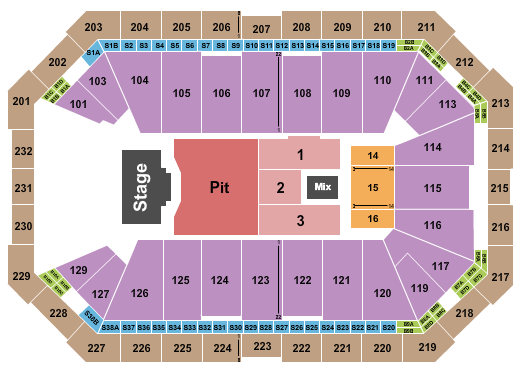 Dickies Arena Seating Chart: Billy Strings 2