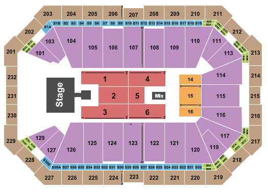 Dickies Arena Seating Chart: Brandy