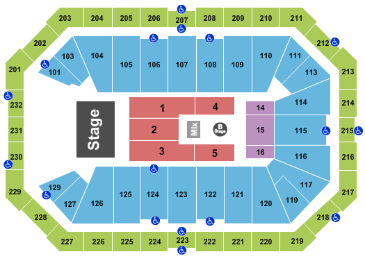Dickies Arena Seating Chart: Chris Brown