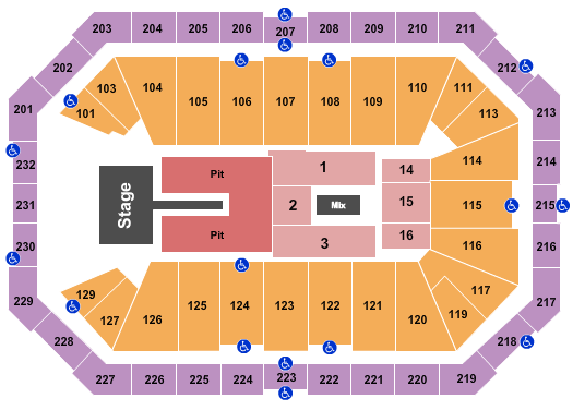 Dickies Arena Seating Chart: Cigarettes After Sex