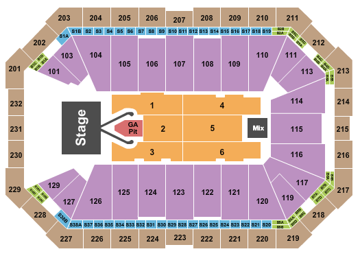 Dickies Arena Seating Chart: Conan Gray