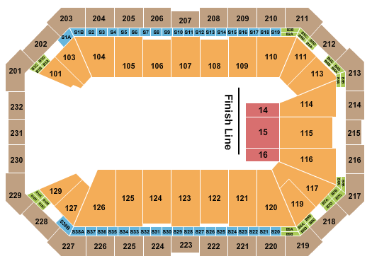 Dickies Arena Seating Chart: CrossFit