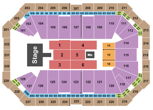 Dickies Arena Seating Chart: Don Omar