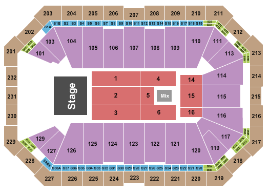 Dickies Arena Seating Chart: Dickies Arena