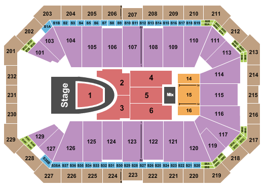 Dickies Arena Seating Chart: For King and Country