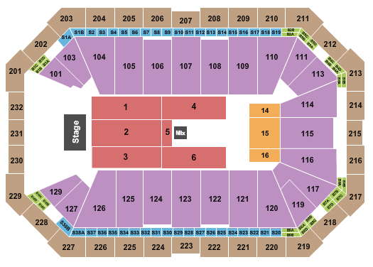 Dickies Arena Seating Chart: Geroge Lopez
