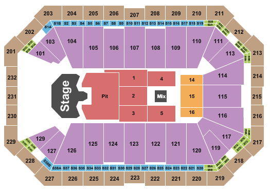 Dickies Arena Seating Chart: Ghost