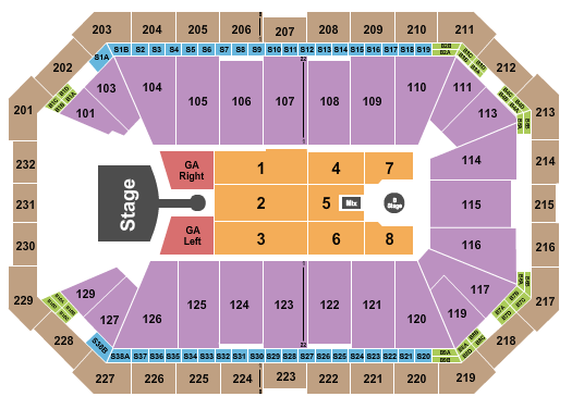 Dickies Arena Seating Chart: Greta Van Fleet