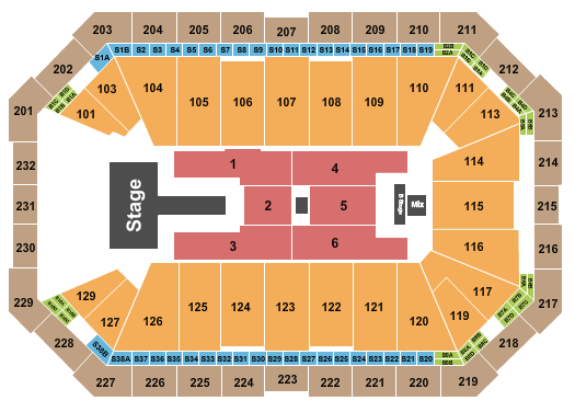 Dickies Arena Seating Chart: J Balvin