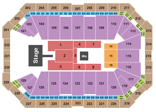Dickies Arena Seating Chart: Jhene Aiko