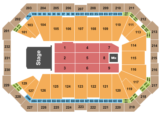 Dickies Arena Seating Chart: Jingle Ball