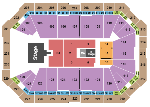 Dickies Arena Seating Chart: Keith Urban