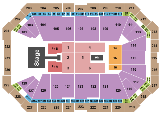 Dickies Arena Seating Chart: Kelsea Ballerini