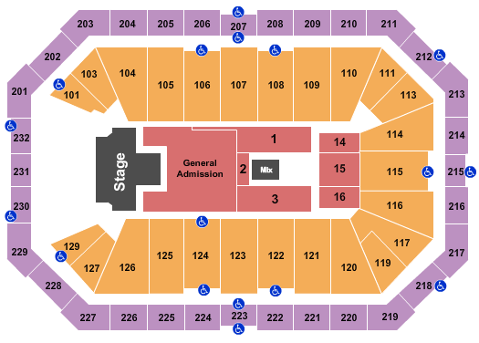 Dickies Arena Seating Chart: Kings of Leon