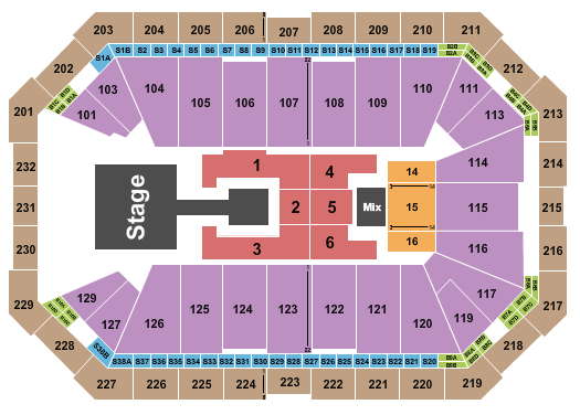 Dickies Arena Seating Chart: Le Sserafim
