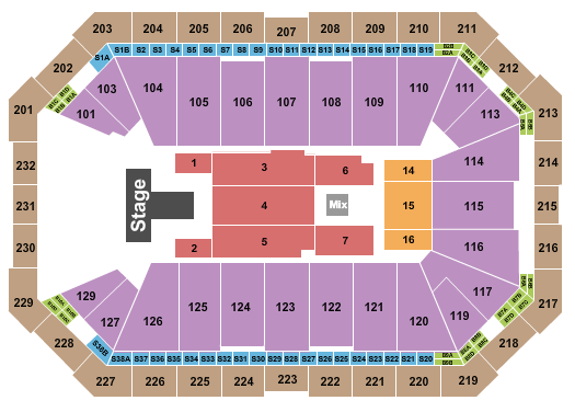 Dickies Arena Seating Chart: Maverick City Music