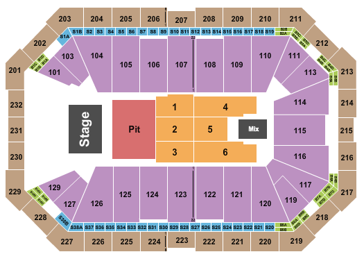 Dickies Arena Seating Chart: Mumford & Sons