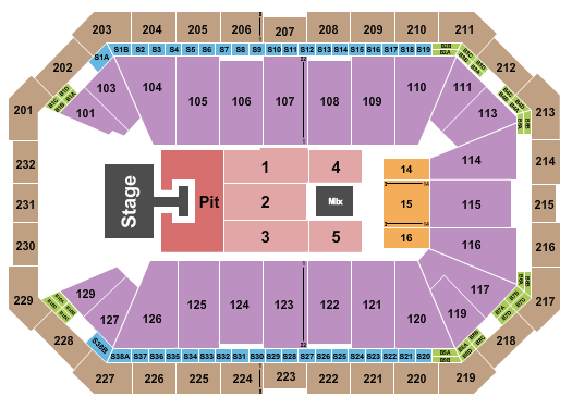 Dickies Arena Seating Chart: Riley Green