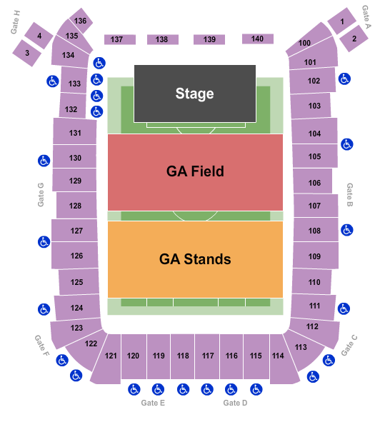 Dick's Sporting Goods Park Map